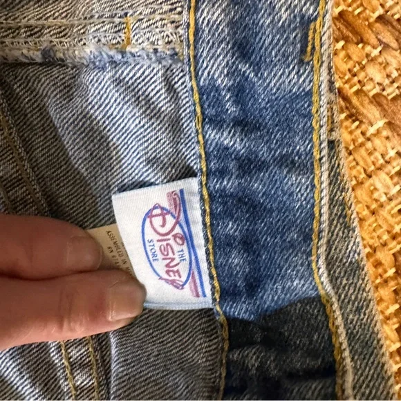Vintage Disney Blue Denim Skirt with Mickey Embroidery Size XS - Picture 11 of 12